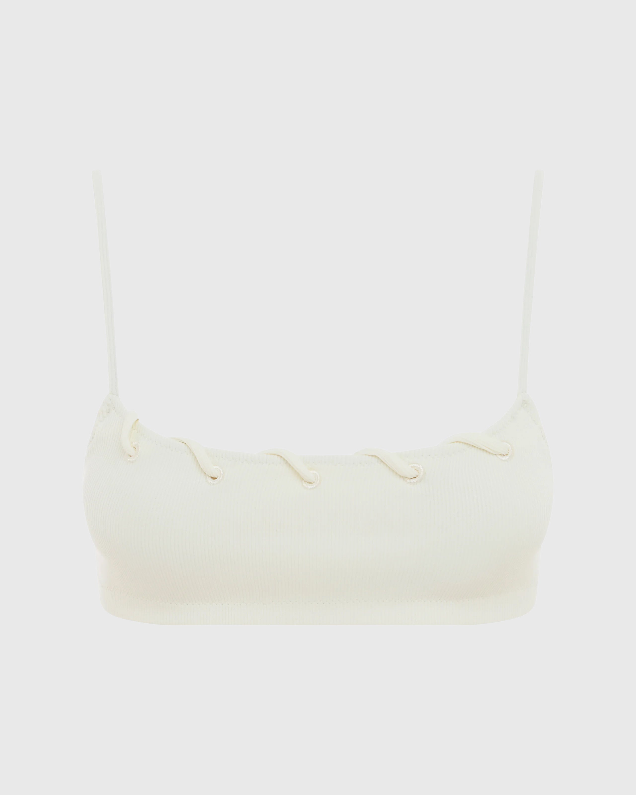 Lucy Folk x LIDO | Undici Rib Lace Top