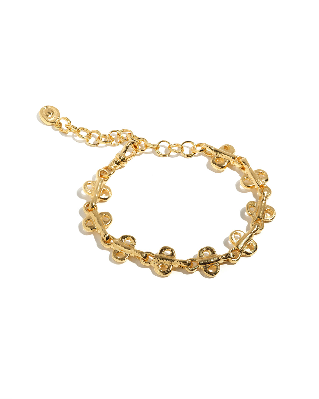 Louis Vuitton Chain Links Patches Bracelet Gold Multi in Gold with Aged Gold-tone  - US