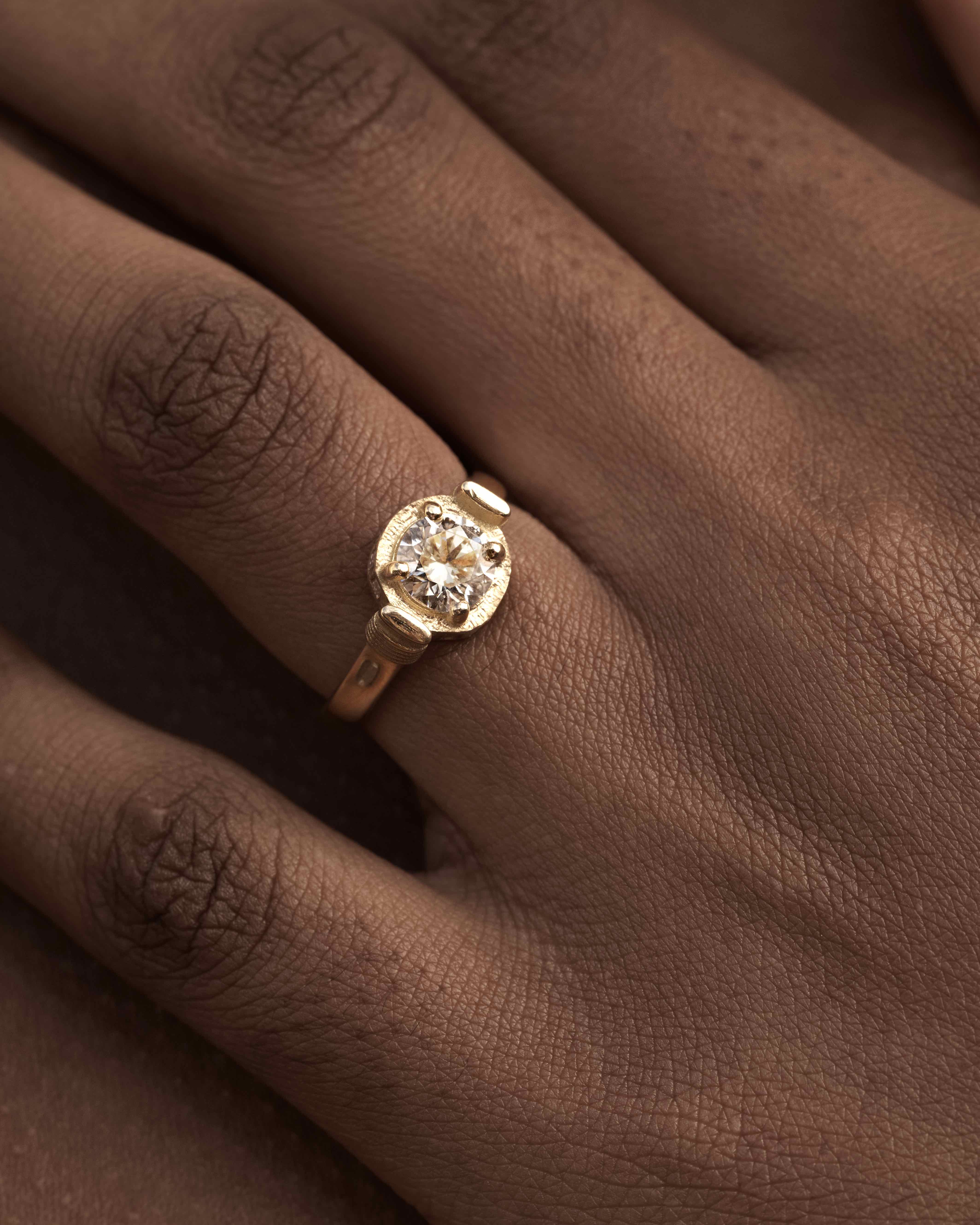 Hera Solitaire Diamond Ring - 18ct