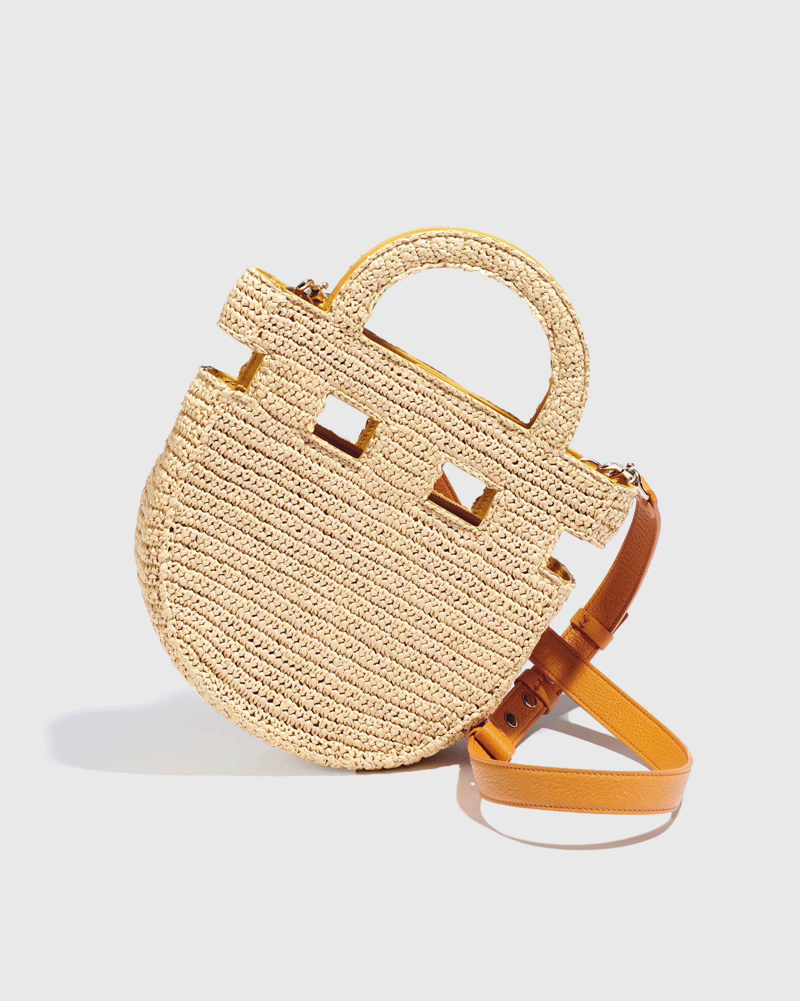 Lucy Folk x Corto Moltedo - Raffia Visage Bag