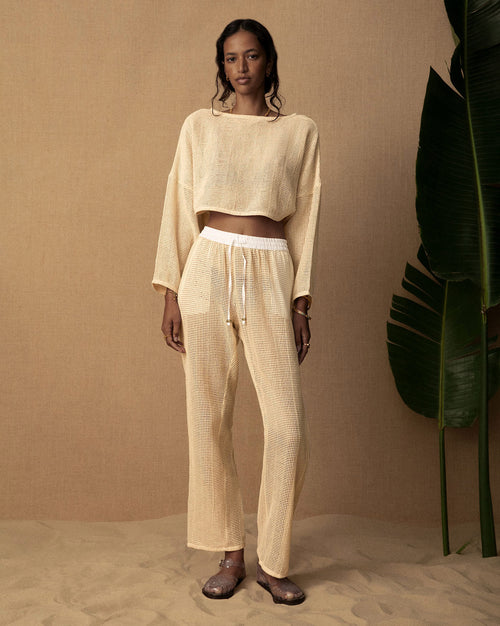 Aura Crochet Crop