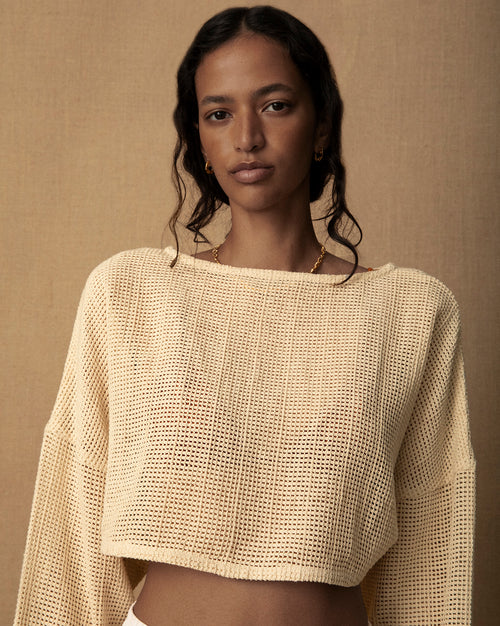 Aura Crochet Crop
