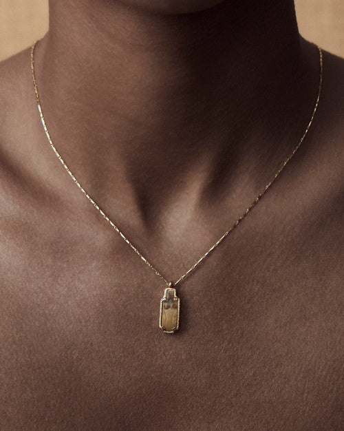 Jasper Afterlife Necklace - 9ct