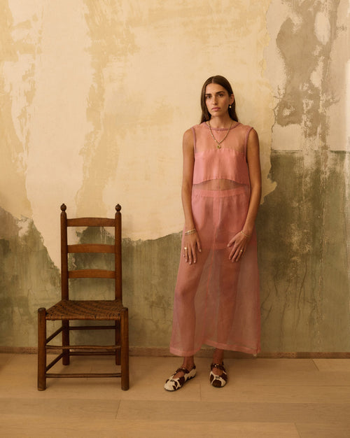 Lakshmi Silk Panel Dress