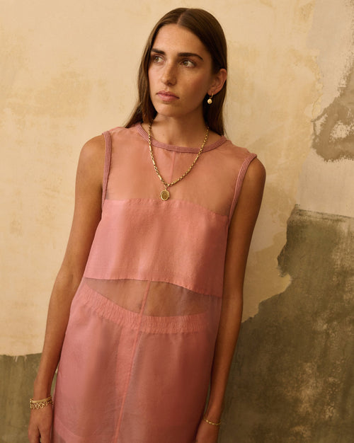 Lakshmi Silk Panel Dress