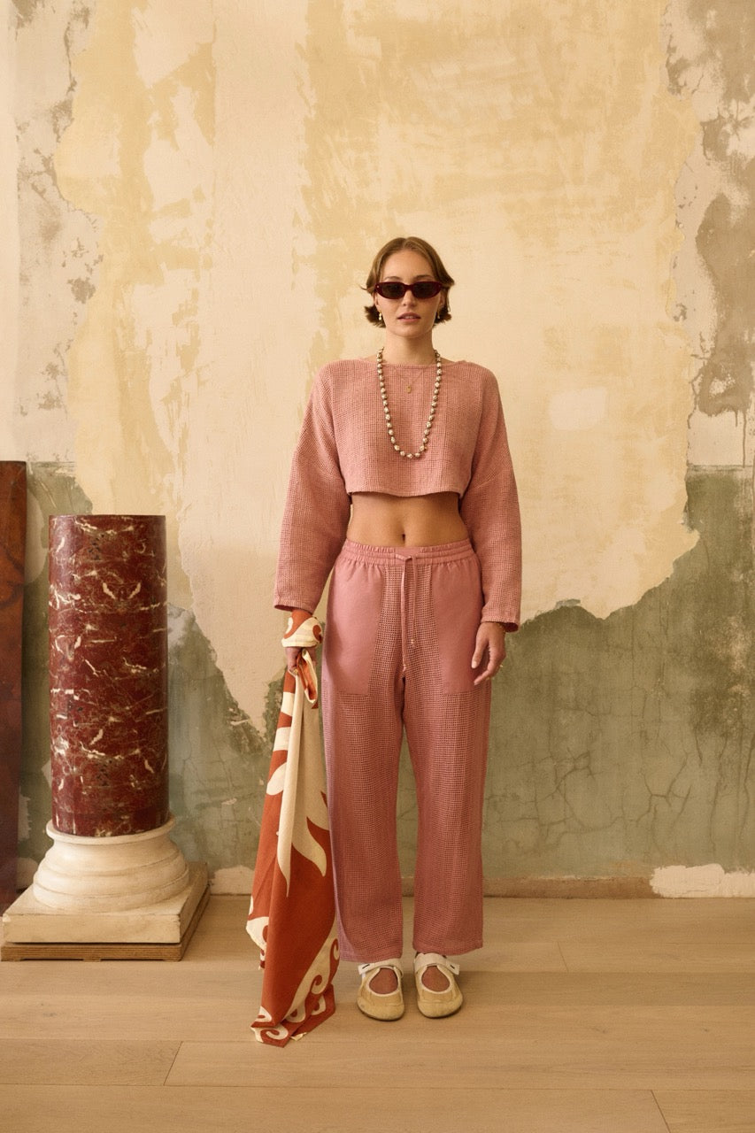 Aura Crochet Crop | Lucy Folk Apparel