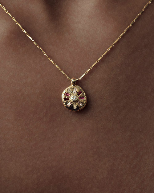 Pomegranate Necklace - 9ct