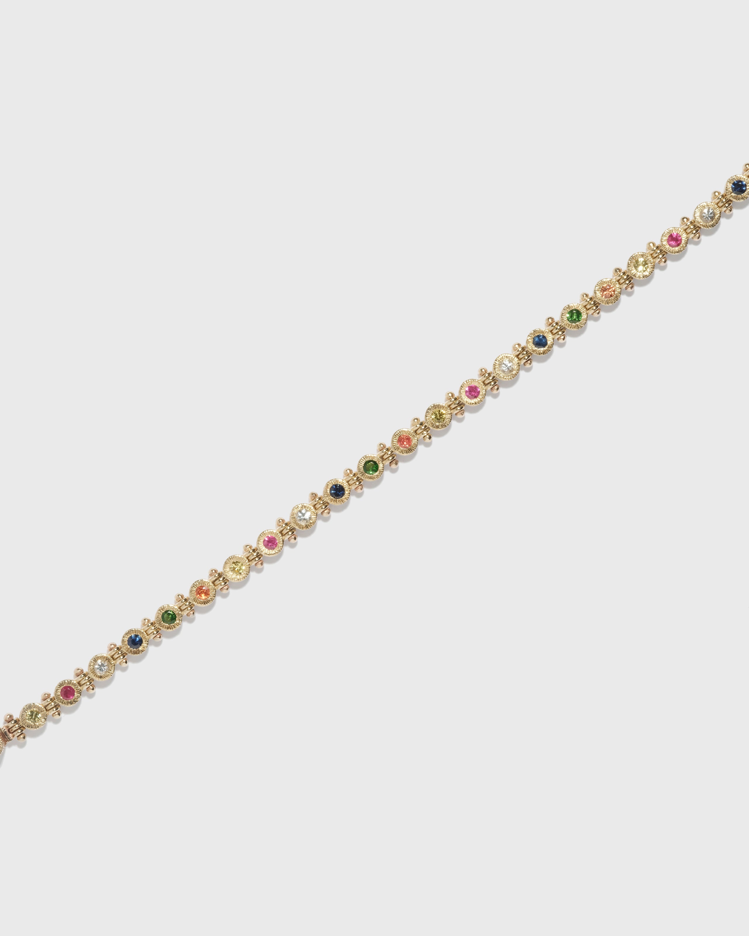 Rainbow Tennis Bracelet - 9ct