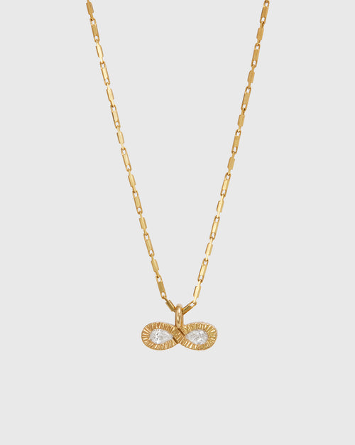 Infinity Dream Diamond Necklace - 18ct