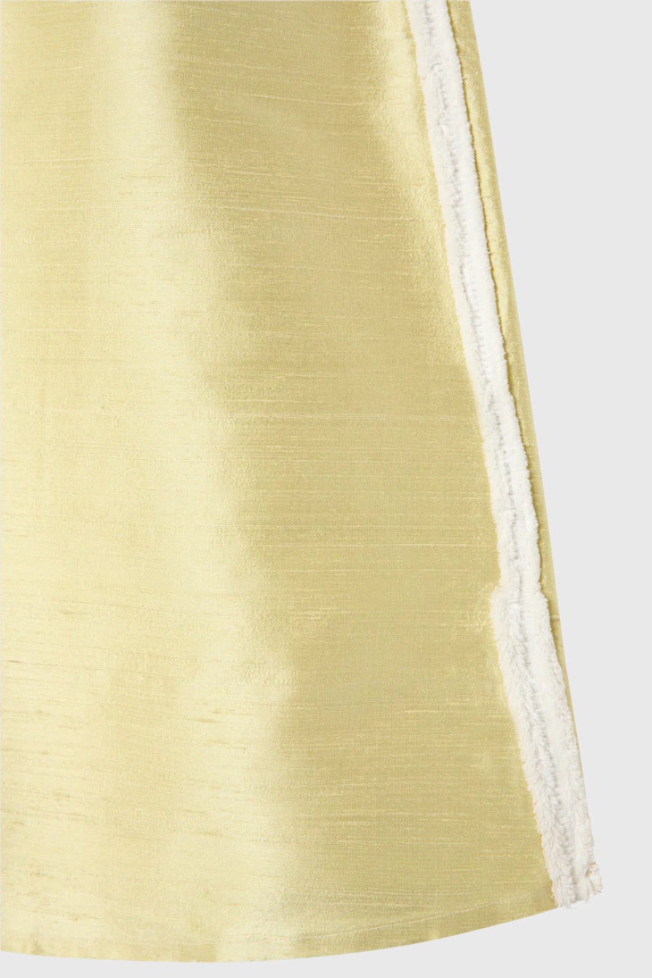 Tufted Wave Silk Cami Dress
