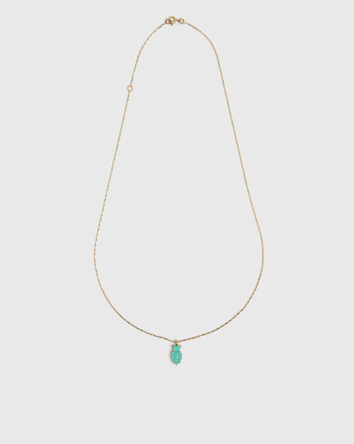 Turquoise Bes Necklace - 9ct