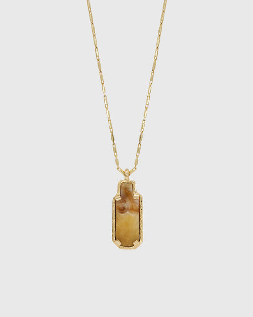 Jasper Afterlife Necklace - 9ct