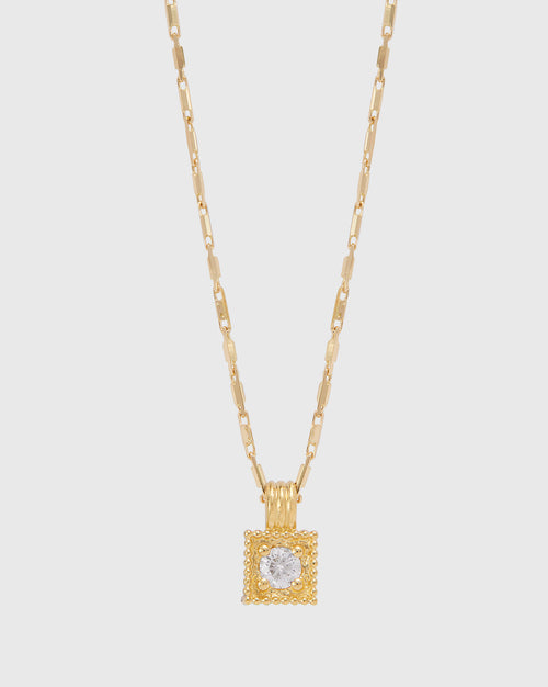 Cartouche Necklace - 18ct