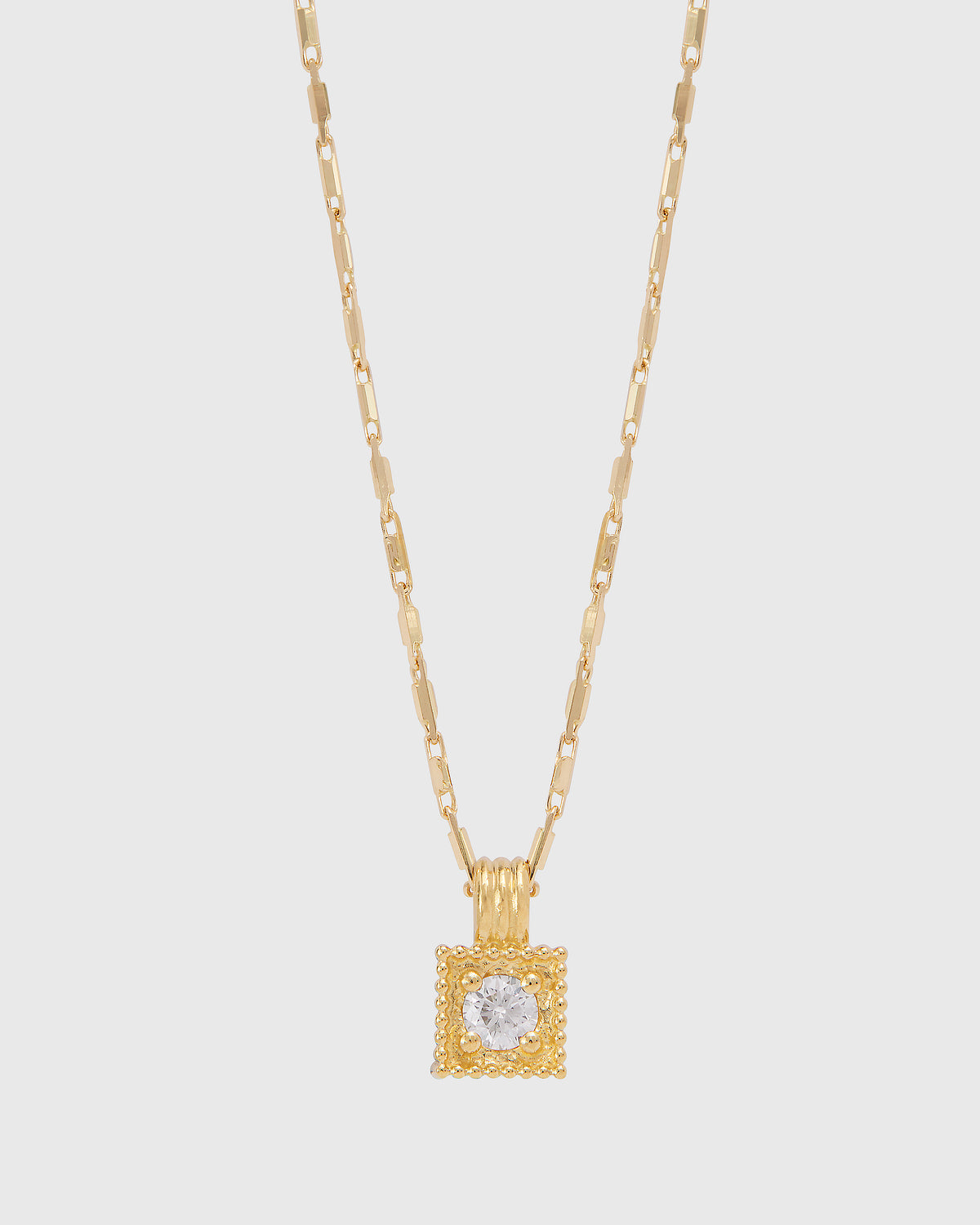 Cartouche Necklace - 18ct
