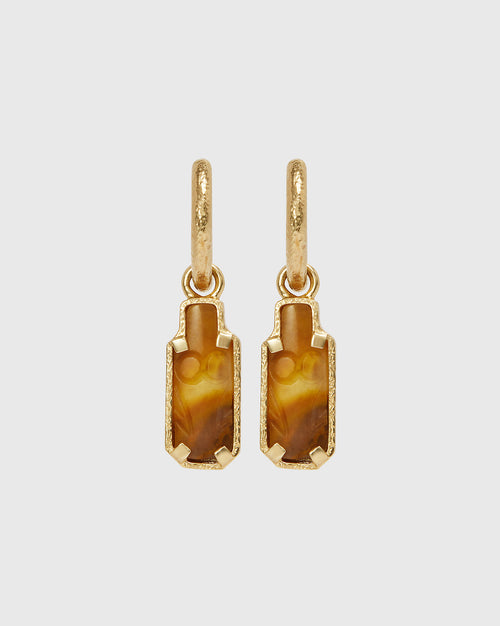 Jasper Afterlife Earrings - 9ct