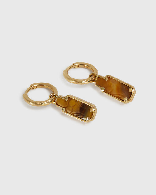 Jasper Afterlife Earrings - 9ct