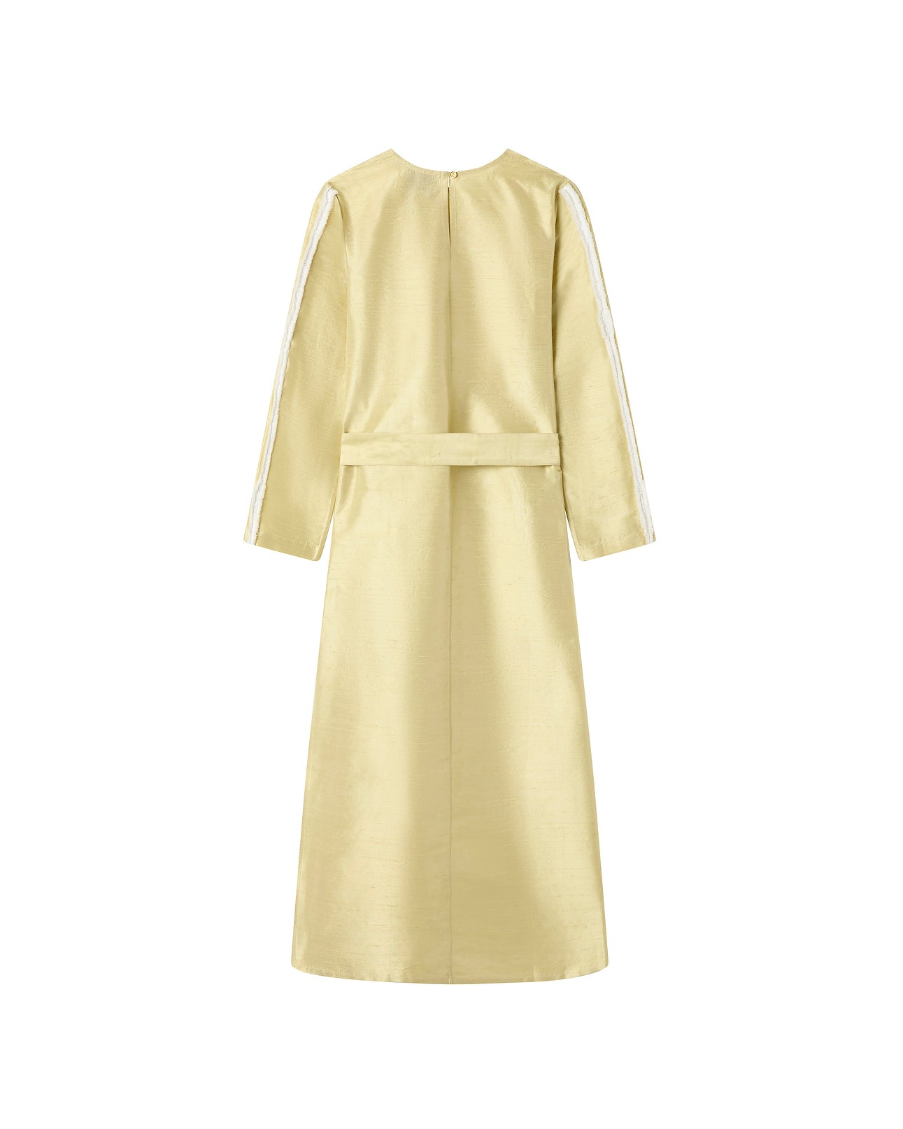 Tufted Wave Silk Dress