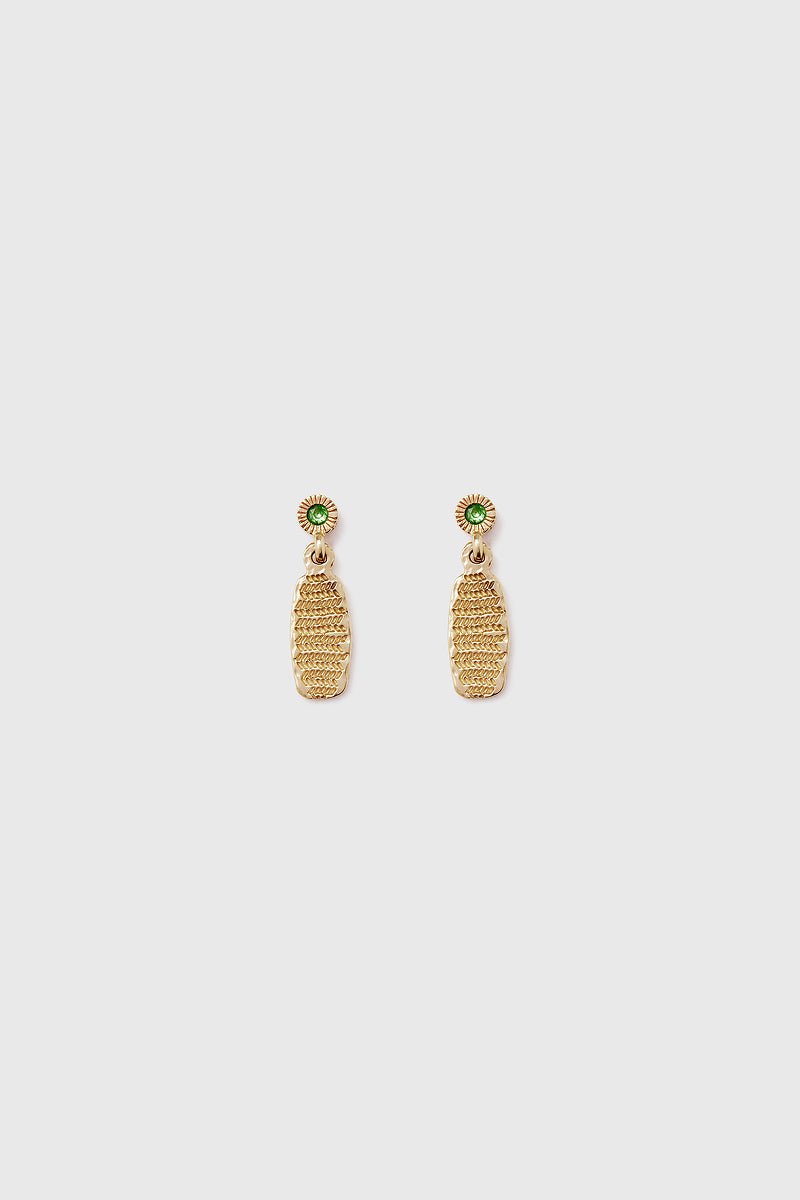Wasabi Verde Earrings - 9ct