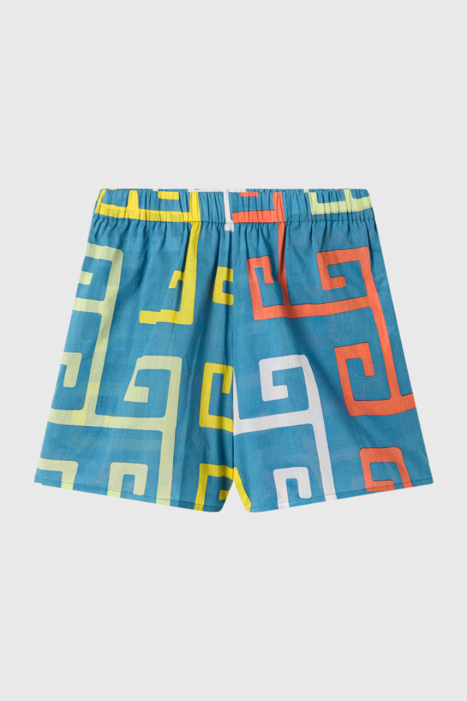 Atlantis Hand Printed Short
