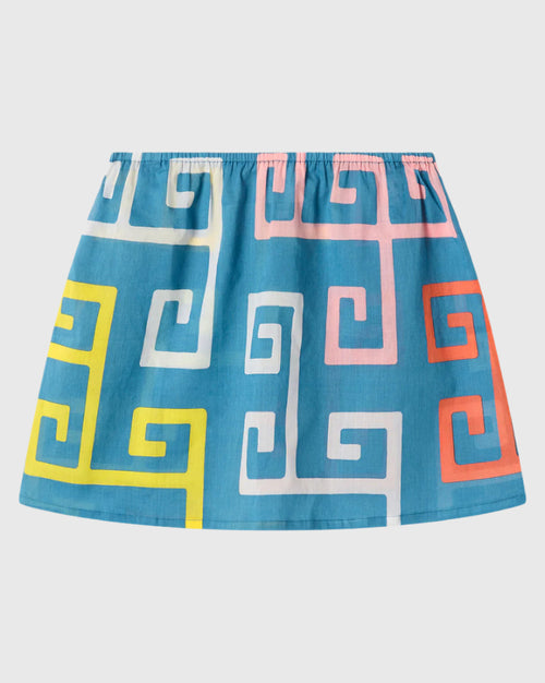 Atlantis Hand Printed Skirt