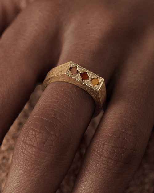 Scarpa Peach Ring - 9ct