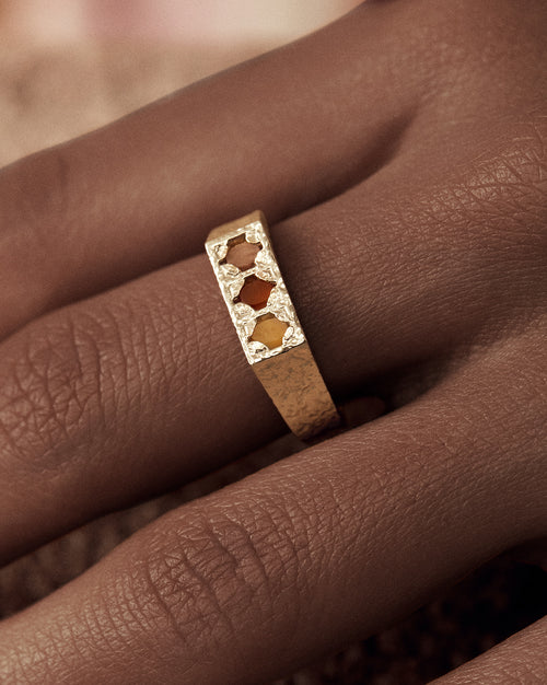 Scarpa Peach Ring - 9ct
