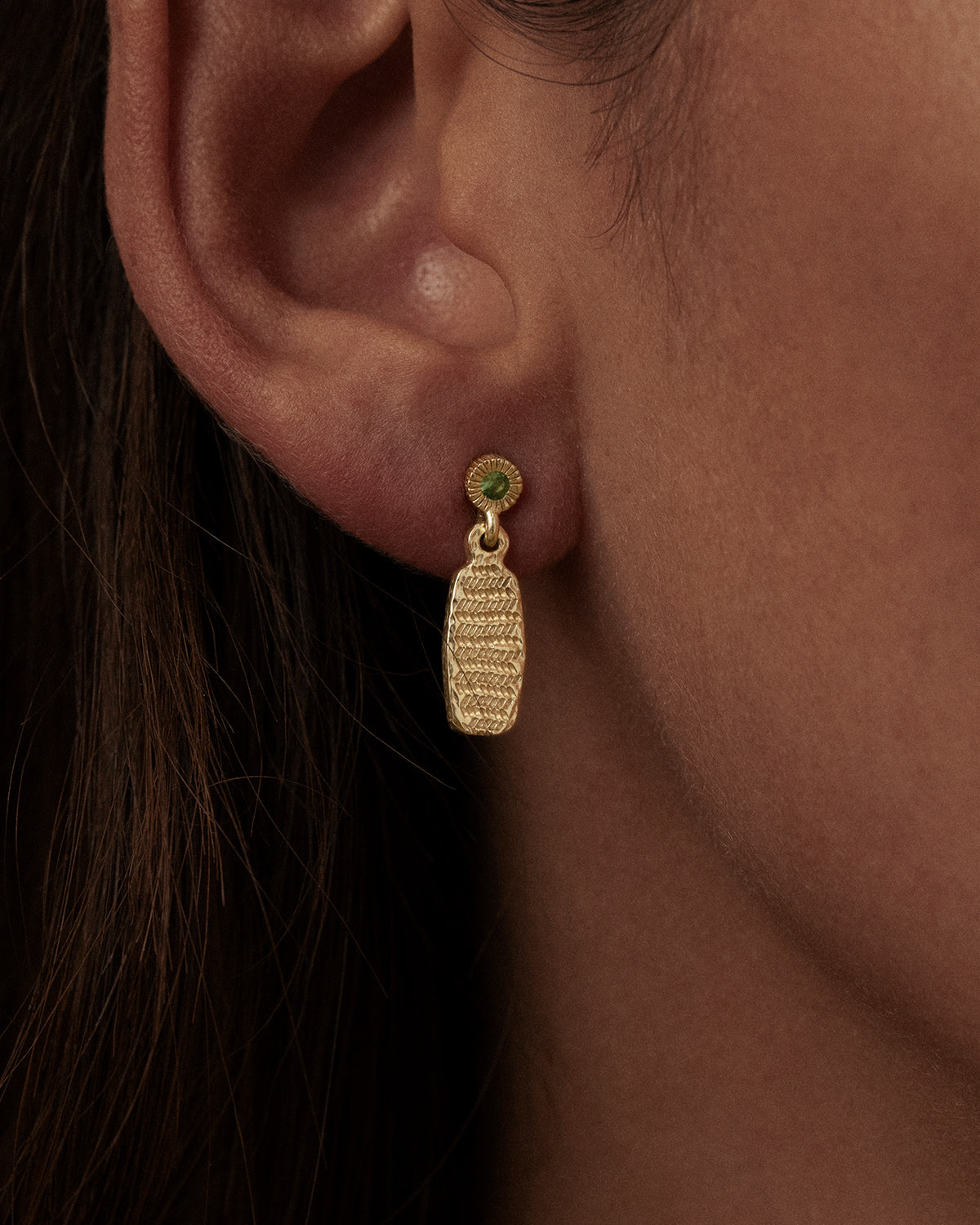 Wasabi Verde Earrings - 9ct