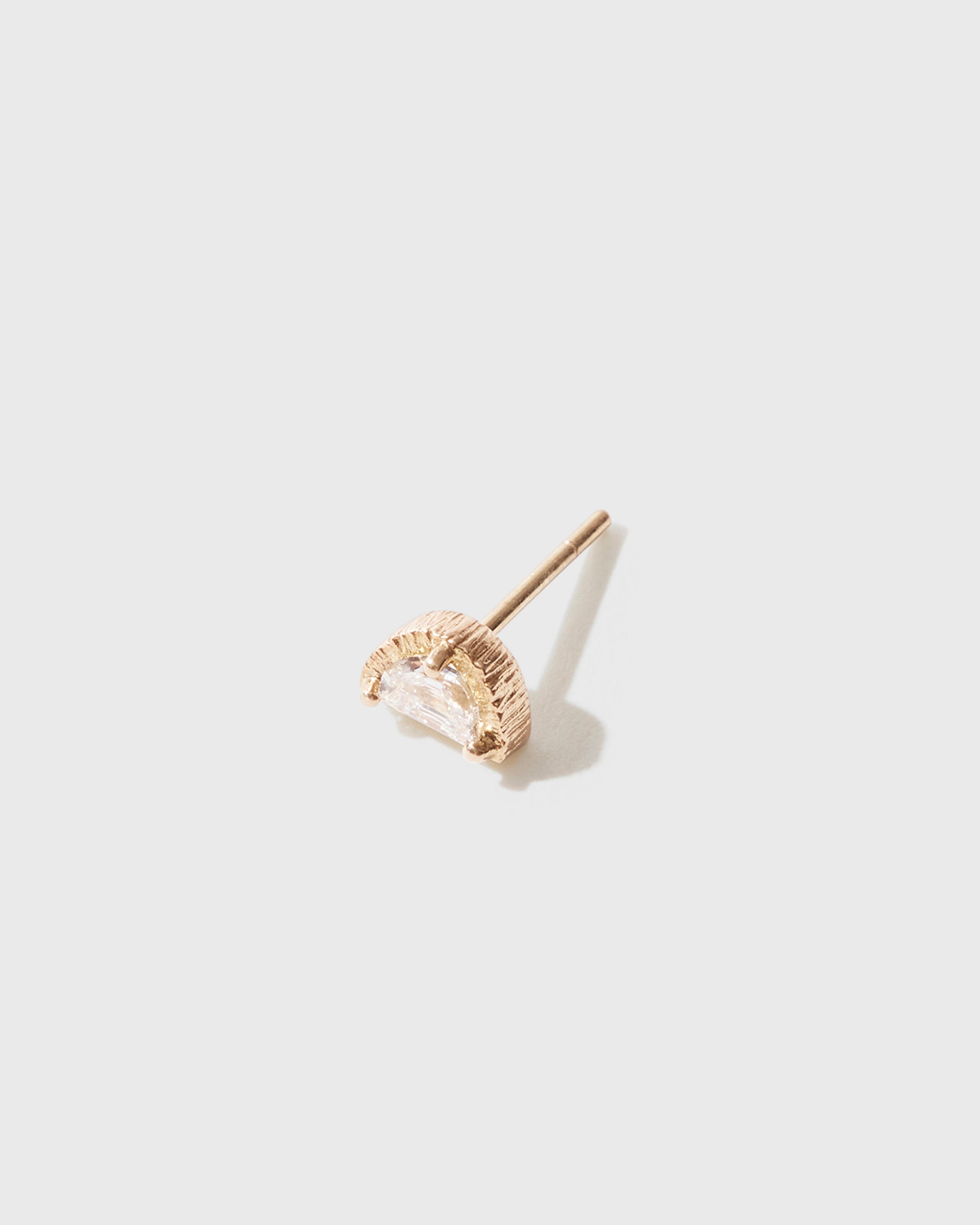 Luna Diamond Single Stud - 18ct