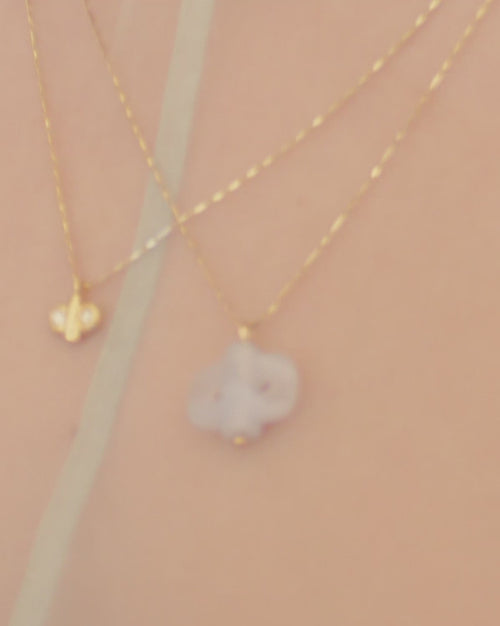 Stone Key Necklace