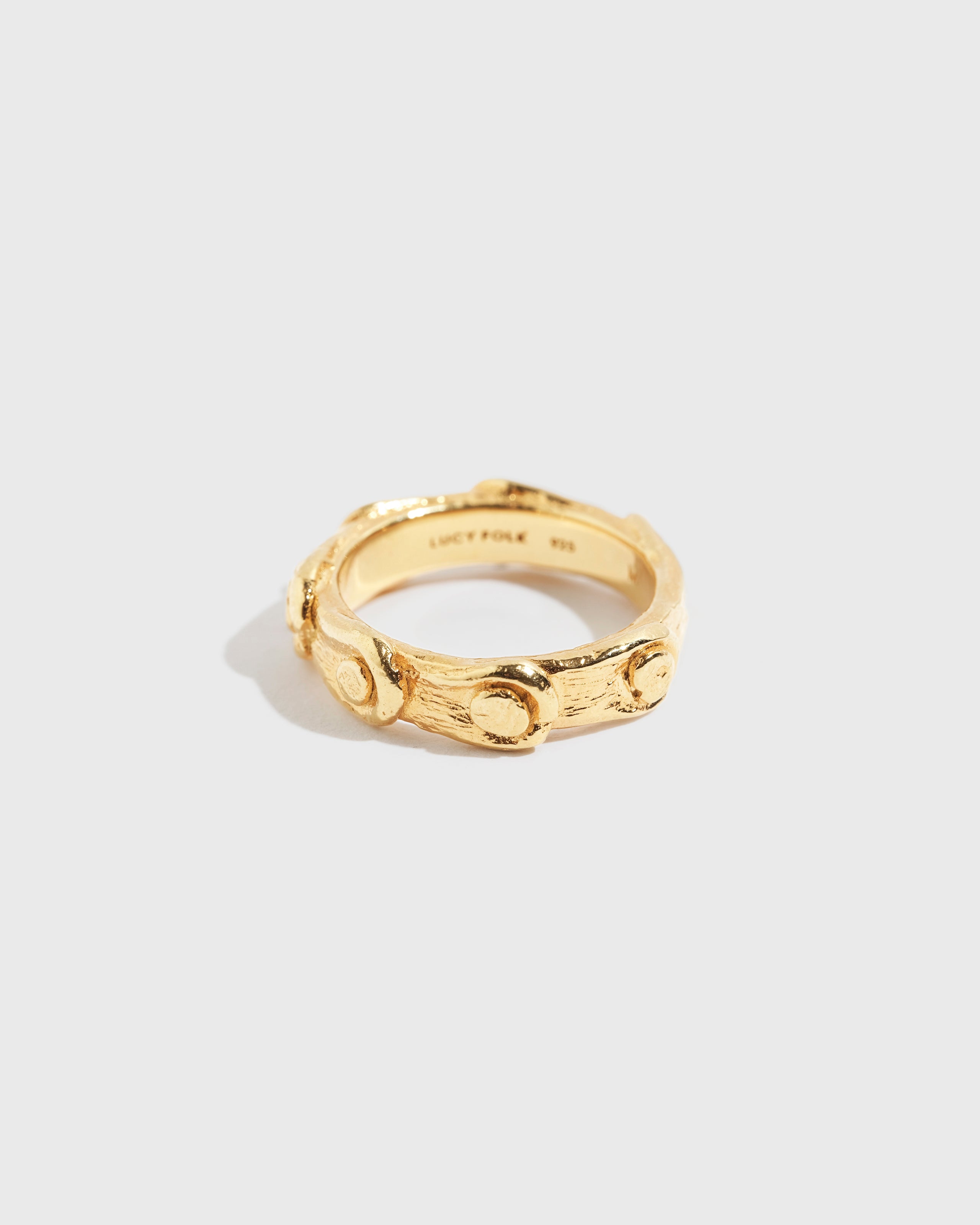 yellow gold plate