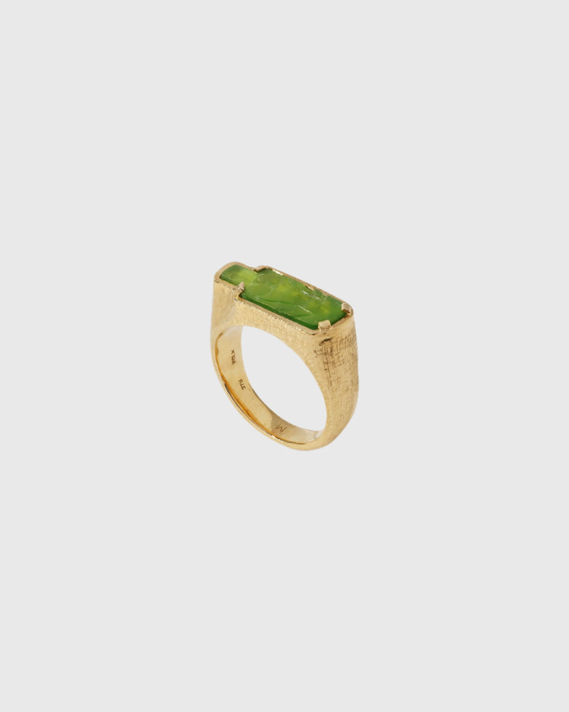 Viridis After Life Ring - 9ct Yellow Gold | Lucy Folk