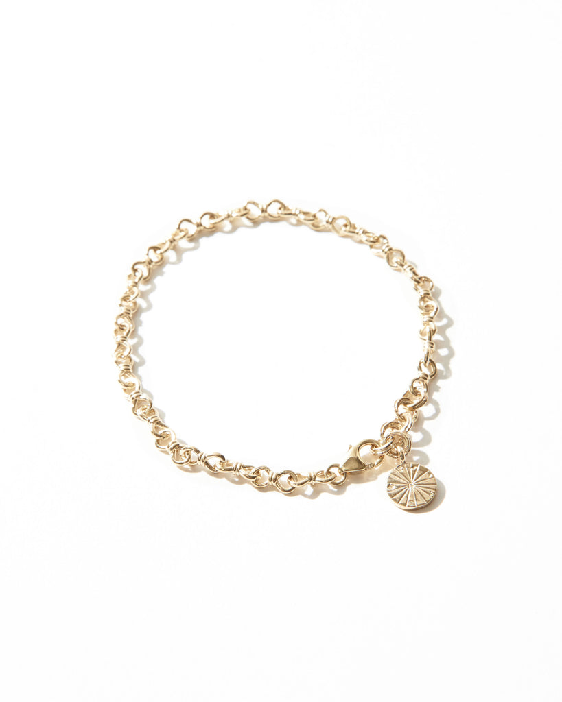 Tempo Bracelet - 9ct Yellow Gold | Lucy Folk Bracelets | Lucy Folk